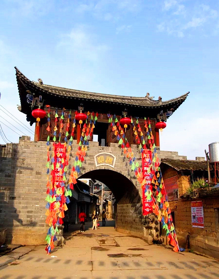 Bixi Ancient Town in Mojiang County, Puer