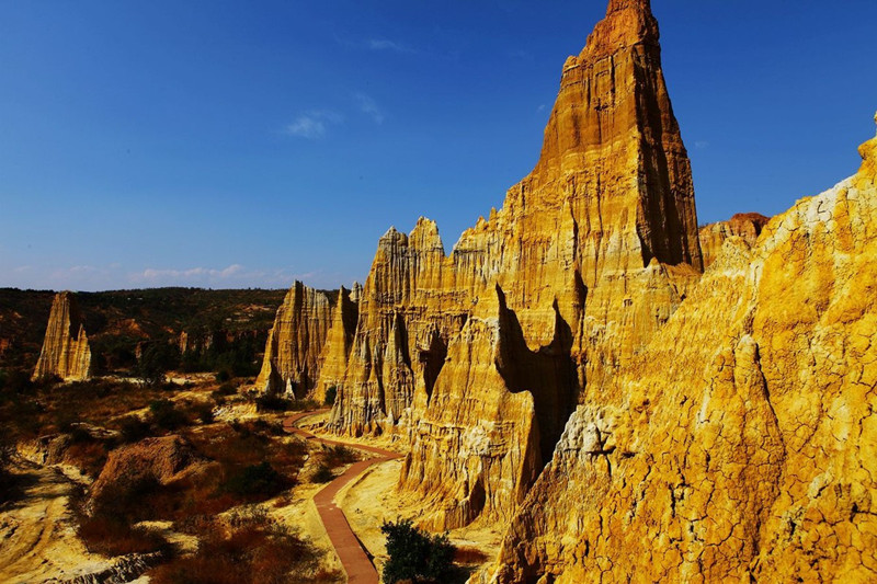 Langbapu Earth Forest in Yuanmou County, Chuxiong