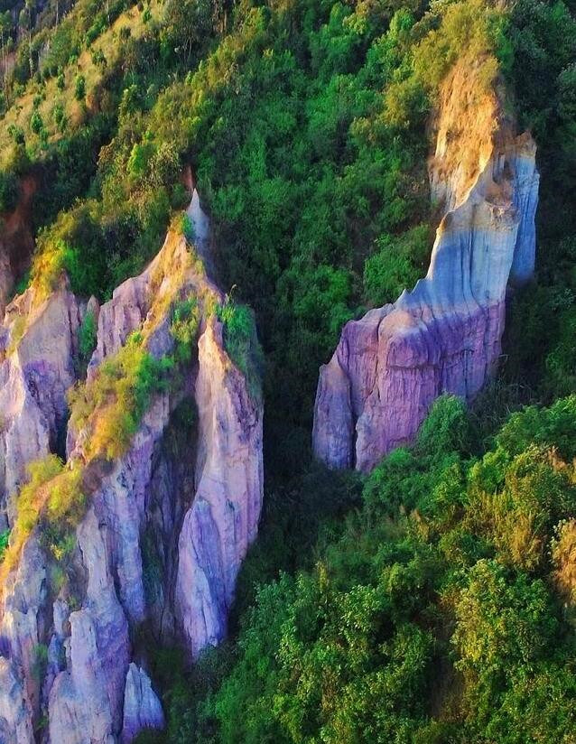 Baoxiu Earth Forest in Shiping County, Honghe