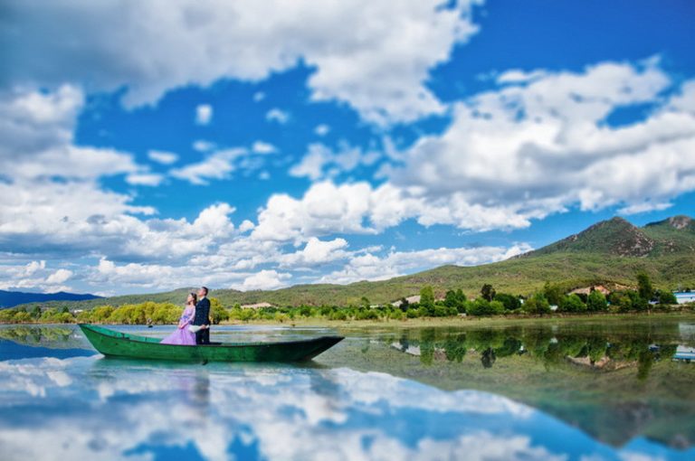 Lashihai Lake in Lijiang