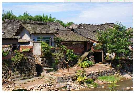 Zili Old Town in Yongsheng County, Lijiang