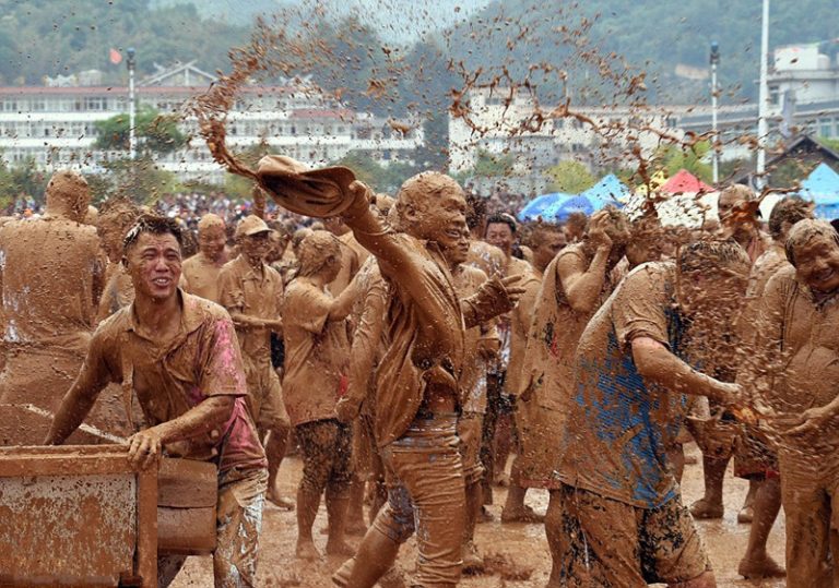 Monihei Carnival of Wa Ethnic Minority in Cangyuan County, Lincang