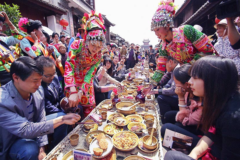 Weishan Snack Festival in Weishan County, Dali