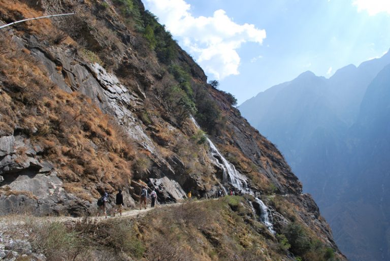 Guanyin Waterfall of Tiger Leaping Gorge