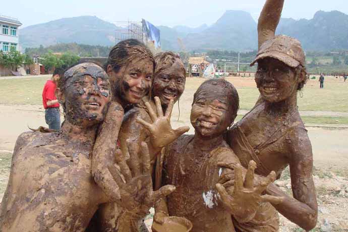 Monihei Carnival of Wa Ethnic Minority in Cangyuan County, Lincang