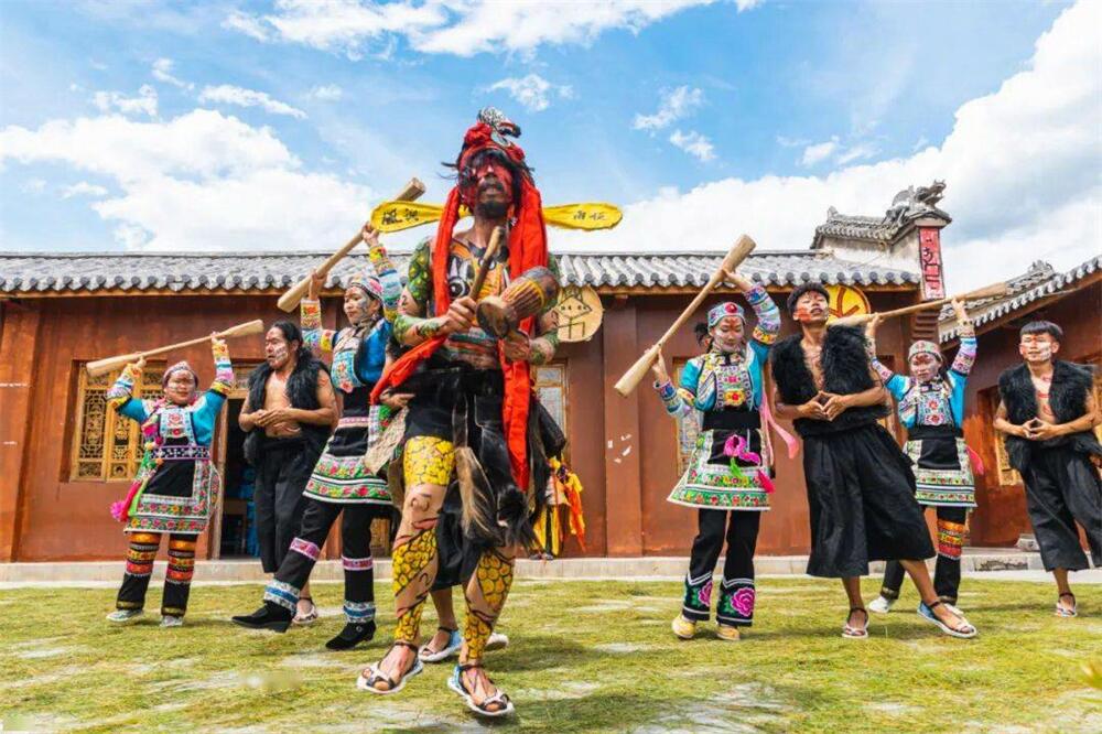 The Mute (Yaba) Festival of Yi Ethnic Minority in Xiangyun County, Dali