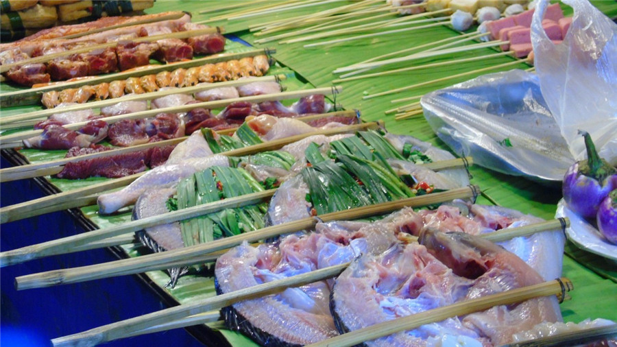 Barbecue in Xishuangbanna