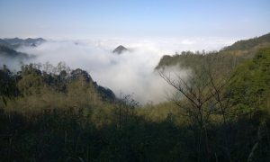 Laoshan Mountain in Malipo County, Wenshan