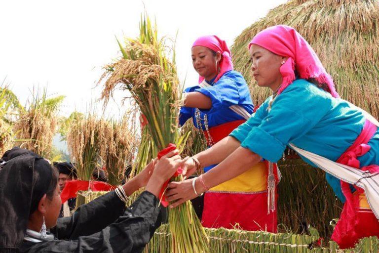 New Rice Festival of Wa Ethnic Minority in Cangyuan County, Lincang