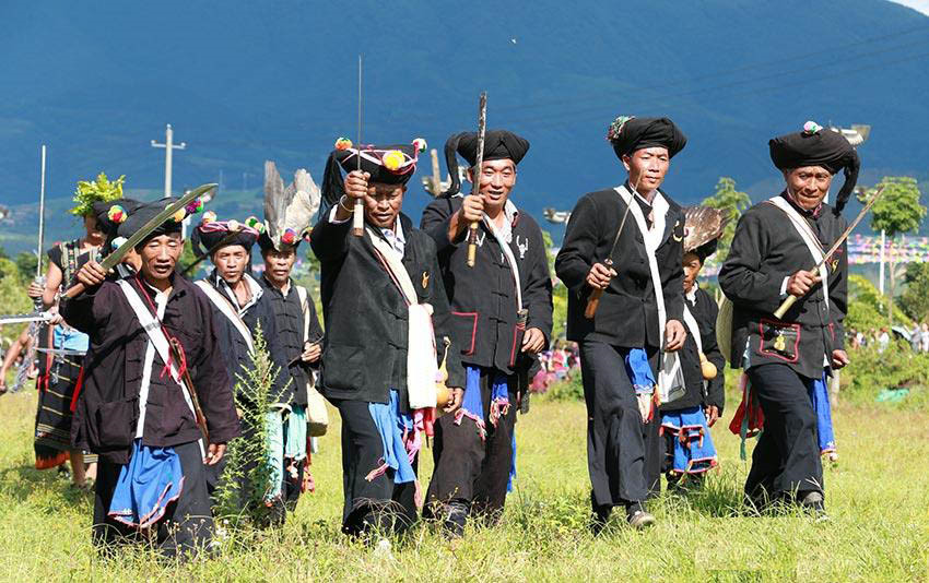 New Rice Festival of Wa Ethnic Minority in Cangyuan County, Lincang