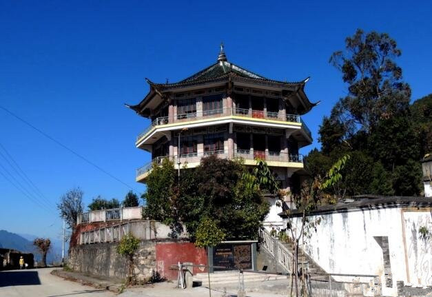 Bijiang Octagonal Pavillion in Fugong County, Nujiang