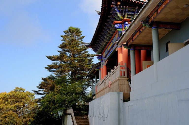 Golden Summit Temple of Jizu Mountain in Binchuan County, Dali