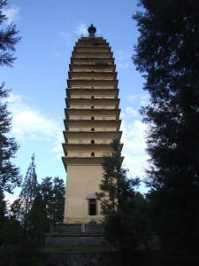 Hongsheng Temple and Pagoda in Dali City