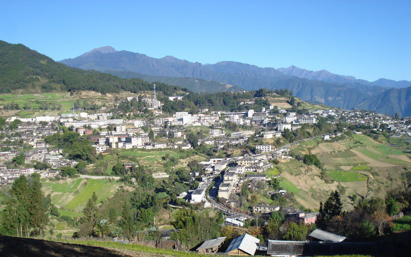 Luzhang Town of Lushui City, Nujiang