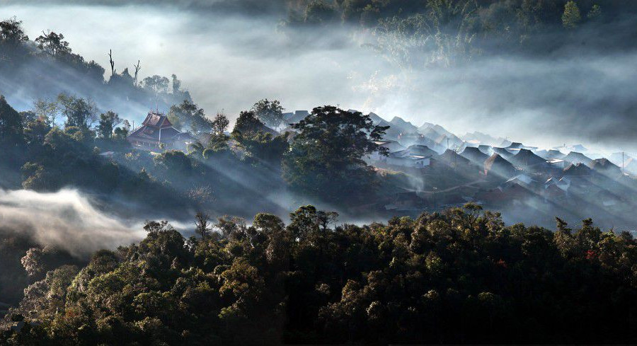 Mengsong Town of Menghai County in XishuangBanna