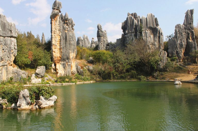 Moon Lake in Stone Forest, Kunming