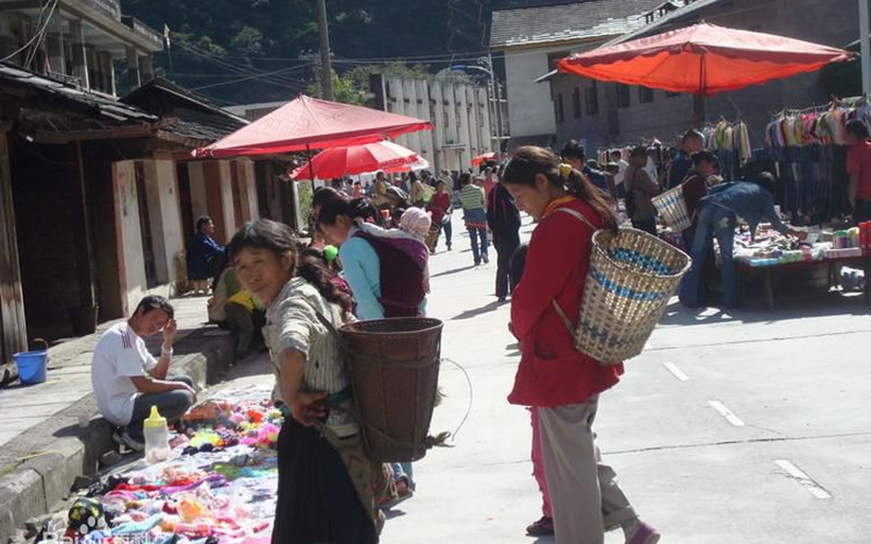 Pengdang Town of Gongshan County, Nujiang