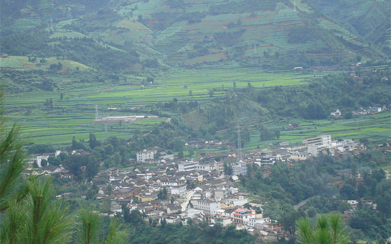 Pingpo Town of Yangbi County in Dali