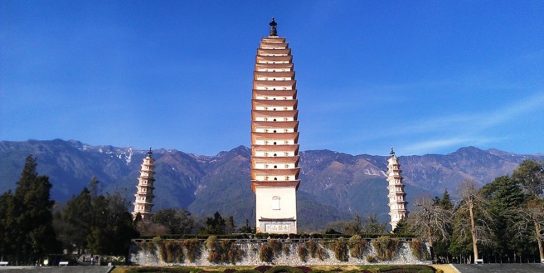 Qianxun Pagoda of Chongsheng Monastery in Dali City