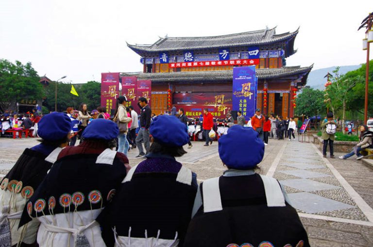 Sifang Tingyin Square of Shuhe Old Town, Lijiang