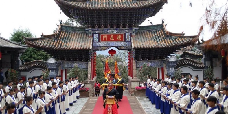 The Confucius Temple in Jingdong County, Puer