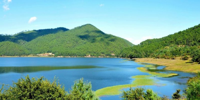 Tianchi Lake or Heavenly Lake in Yunlong County, Dali