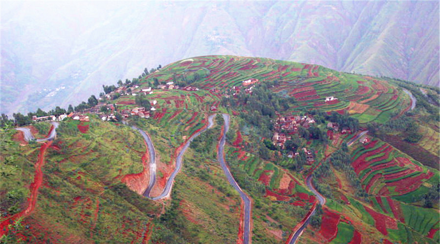 Tuobuka Town of Dongchuan District in Kunming