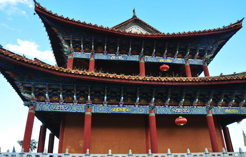 Wenxian Gate Tower of Dali Old Town in Dali City