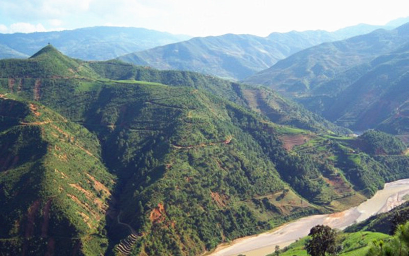 Xueshan Town of Luquan County in Kunming