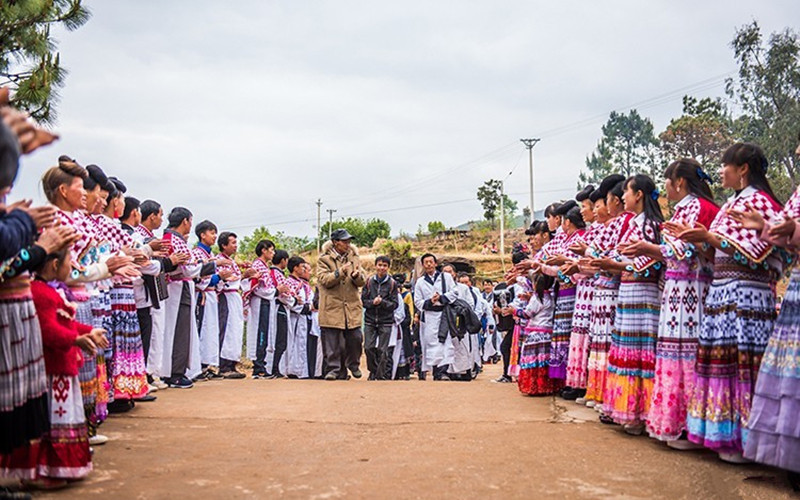 Easter Sunday of Miao Ethnic Minority in Yuanmou County, Chuxiong