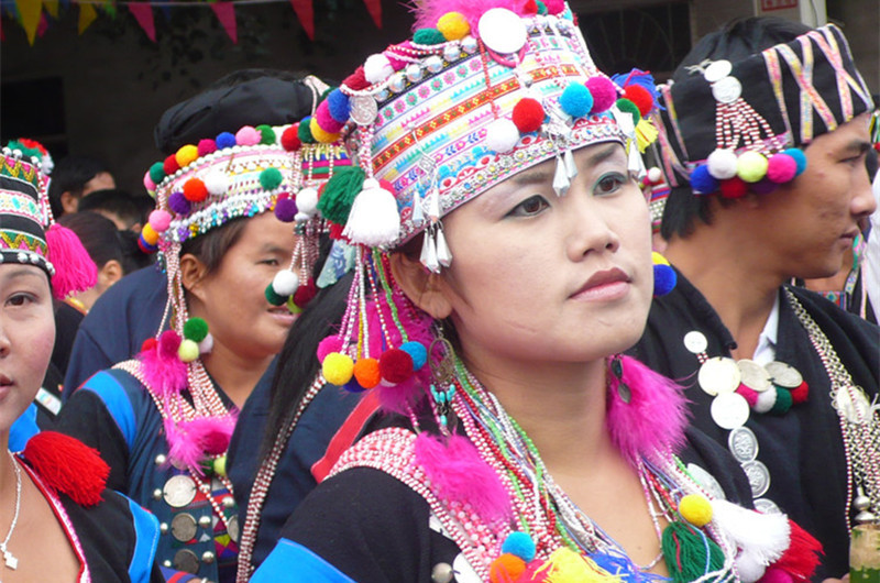 Gatangpa Festival of Aka Ethnic People in Mengla County, XishuangBanna