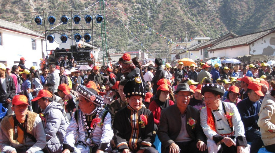 Kuoshi Festival of Lisu Ethnic Minority in Yunlong County, Dali