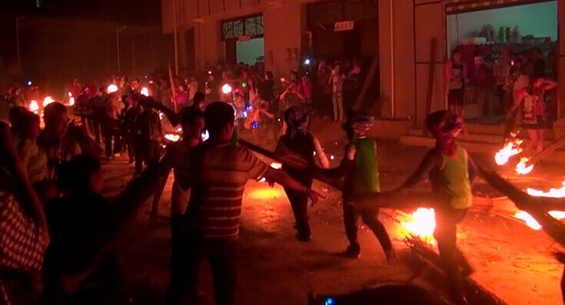 Torch Festival of Yi Ethnic Minority in Honghe County, Honghe Prefecture