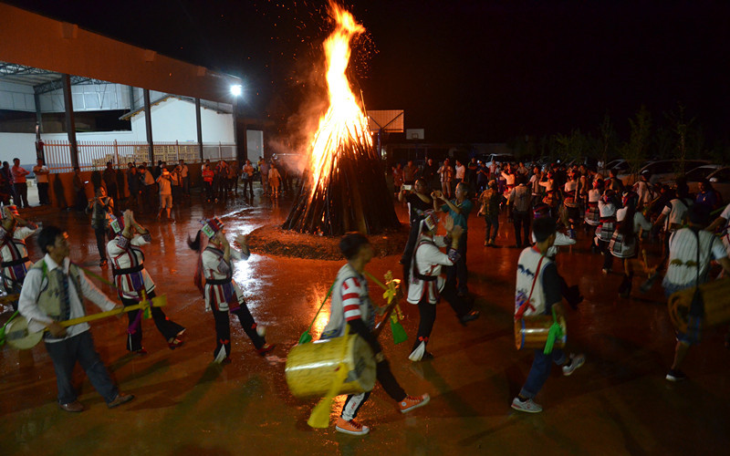 Torch Festival of Yi Ethnic Minority in Luxi County, Honghe