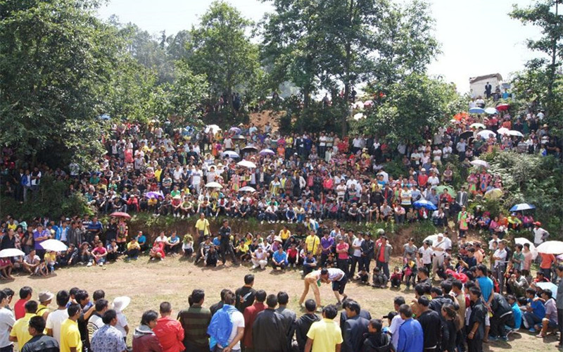 Torch Festival of Yi Ethnic Minority in Yuanmou County, Chuxiong