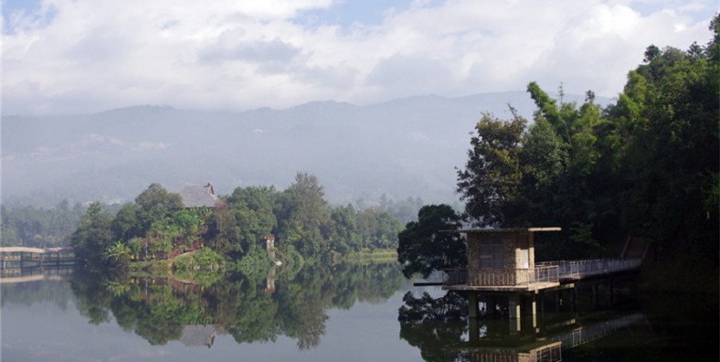 Lahu Ethnic Folk Customs Garden in Lancang County, Puer
