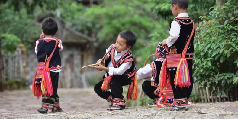 Laodabao Village of Jiujing Town in Lancang County, Puer