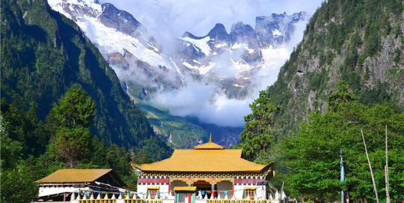 The Lower Yubeng Village in Deqin County, Diqing