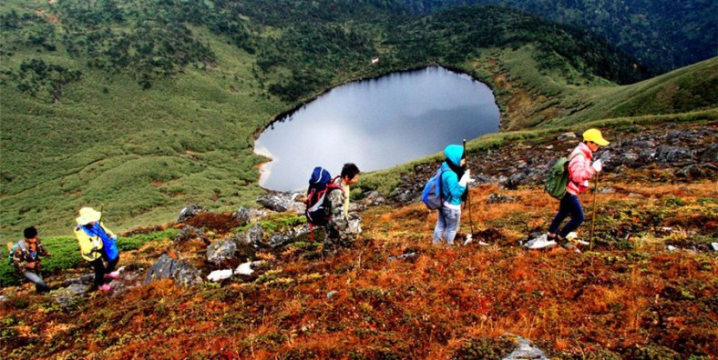 Tingming Lake in Lushui County, Nujiang