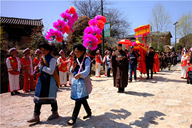 The folk cultural activity “Prince Meeting” in Jianchuan County of Dali
