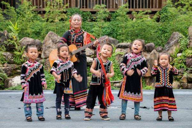 Baiwu Dance of Lahu Ethnic Minority in Lancang County, Puer