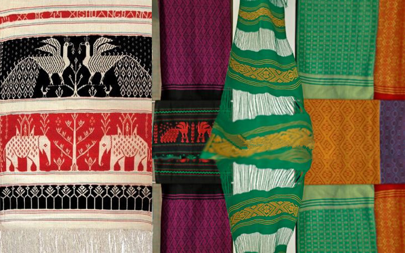 Brocade of Dai Ethnic Minority in Mannuodian Village, Jinghong City