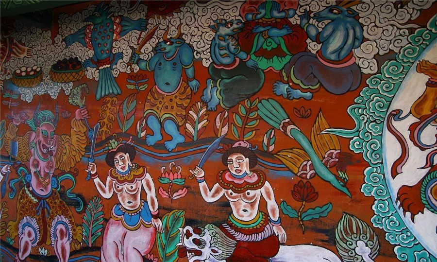Dongba Paintings of Naxi Ethnic Minority