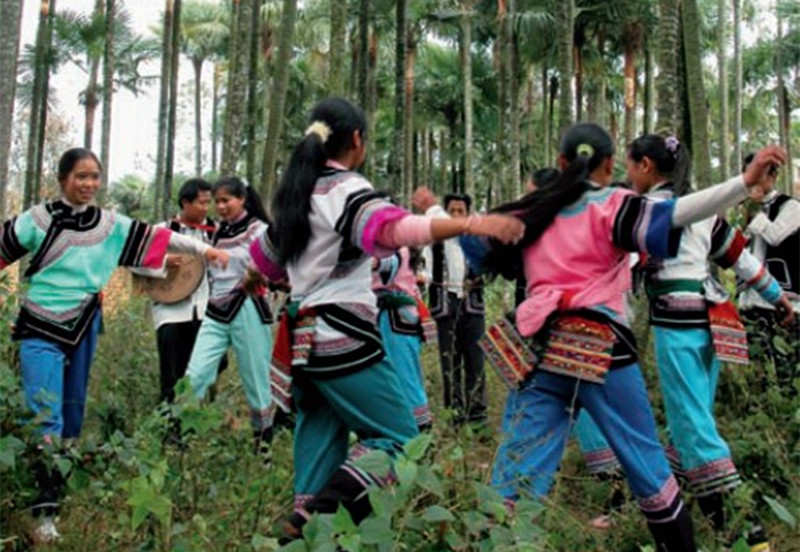 Lezuo Dance in Honghe County, Honghe 