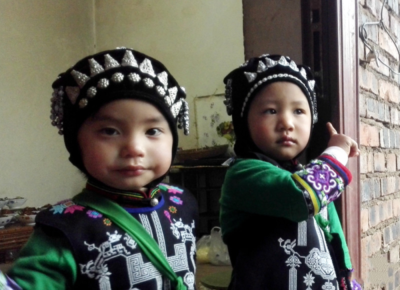 Sani people in Nuohei village of Shilin, Kunming