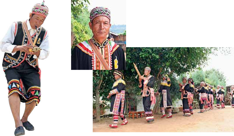 Bi Yuming – Representative Inheritor of Lahu Lusheng Dance Project in Shuangjiang County, Lincang