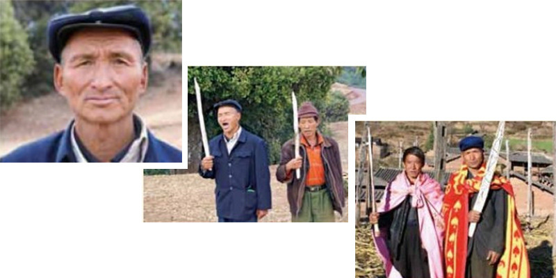 He Guangqing – Representative Inheritor of Yi Epic Poem “King Alujuri” Project in Yuanmou County, Chuxiong 