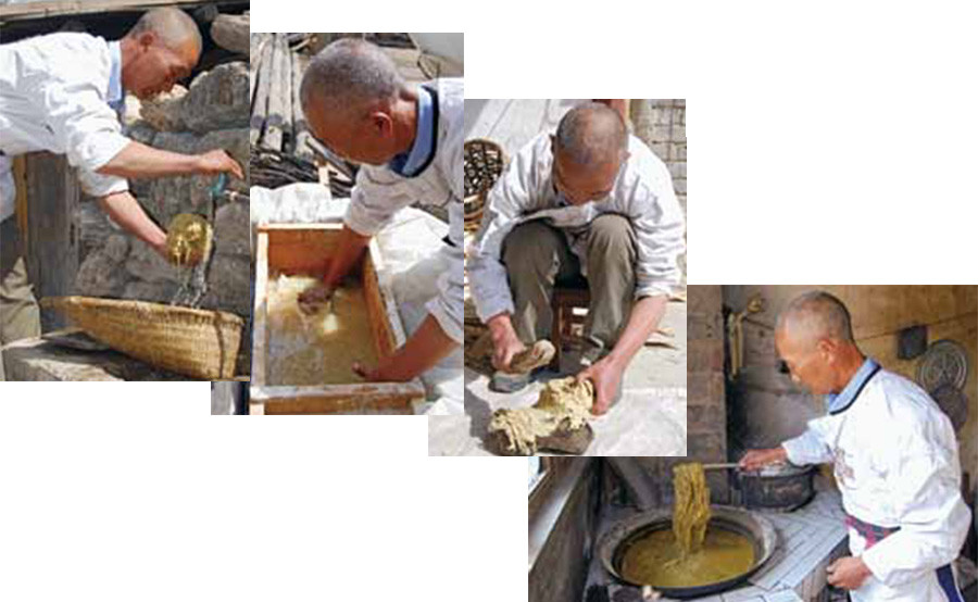He Yuxin – Representative Inheritor of Dai and Naxi Manual Paper-making Craft Project in Shangri-la County, Diqing 