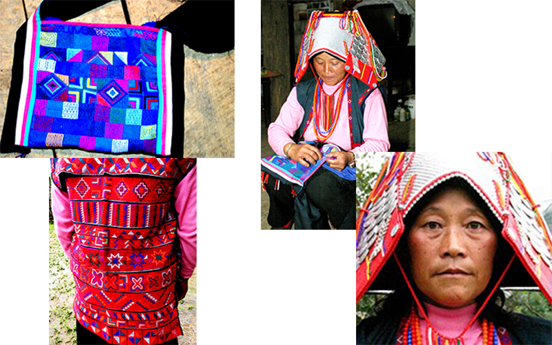 Jiang Pei – Inheritor of Hani Embroidery Skill in Menghai County, Xishuangbanna