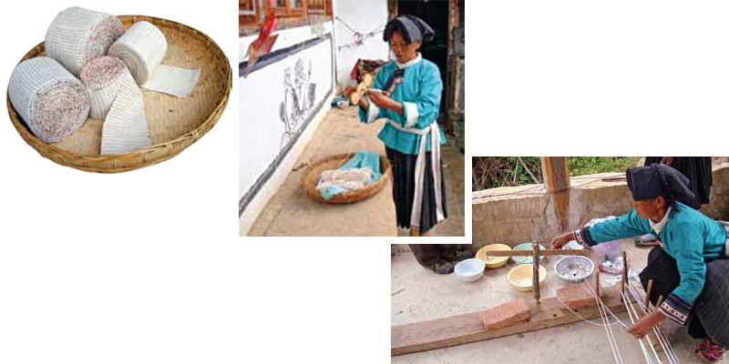Lan Guixiang – Representative Inheritor of Fireweed Textile Craft Project in Yongsheng County, Lijiang 